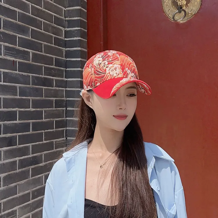 doodays满江红国潮印花中国风帽子棒球帽