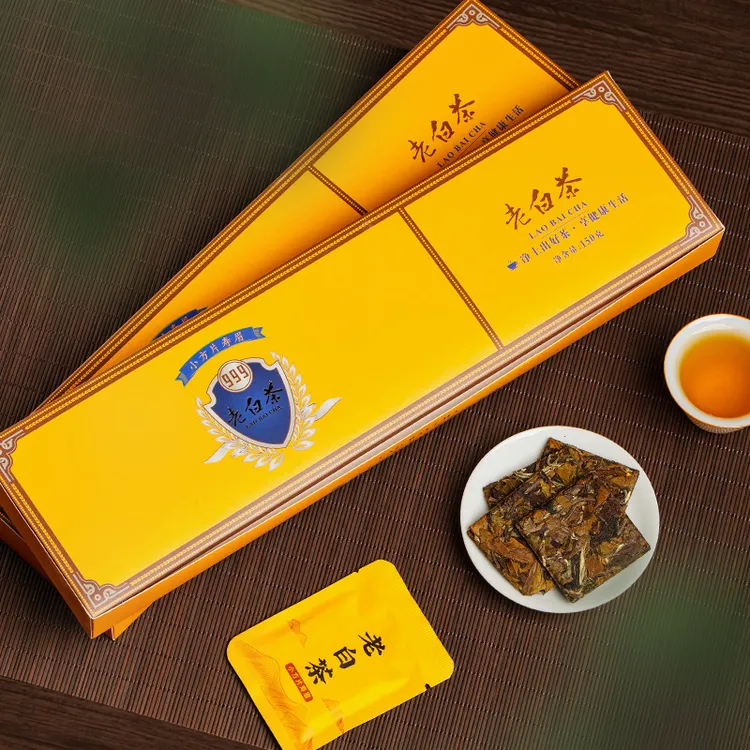 【福利限1单】正宗福鼎老白茶古树老寿眉茶叶白茶小方片一片一泡