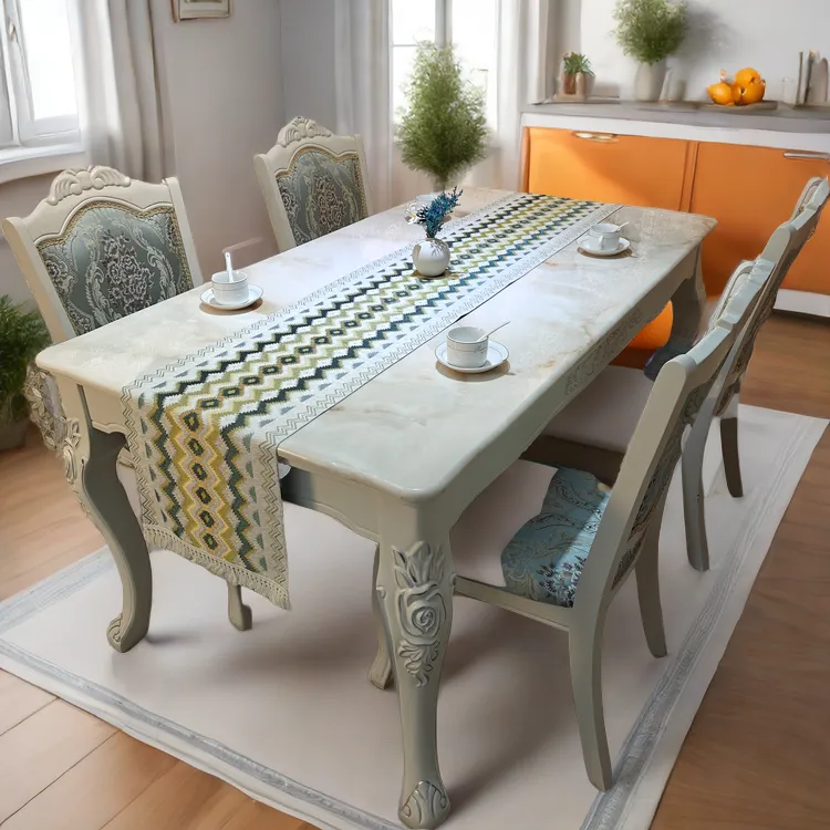 雪尼尔田园风桌旗