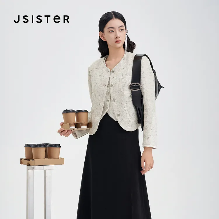 jsister秋季新款西装 JS女装时尚休闲百搭外套