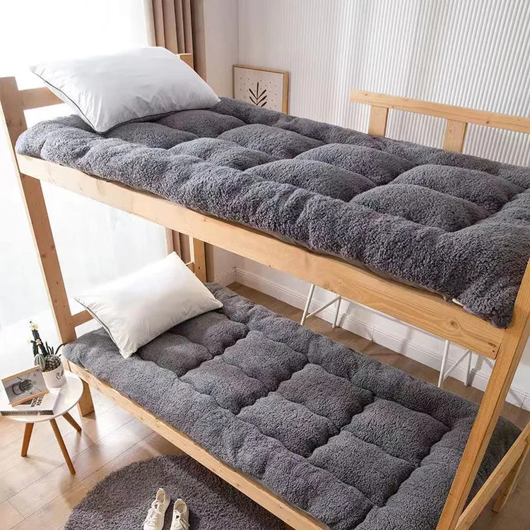 爆款羊羔绒床垫软垫加厚冬季宿舍家用榻榻米牛奶绒床褥子垫被多尺