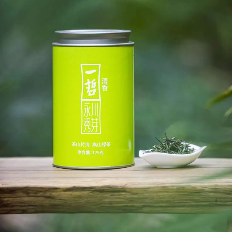 2025明前茶一哲牌永川秀芽早春绿茶125克清香罐装口粮原产地厂家