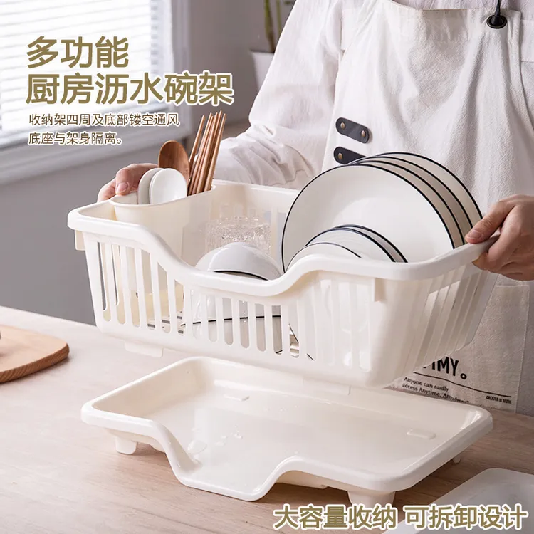 【沥水碗盘架】置物架台面碗碟沥水架沥水水槽分层厨房碗盘架滤水