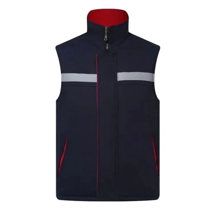 冬天加厚反光船厂劳保棉马甲男女工作服夹棉超市物业保洁马甲背心