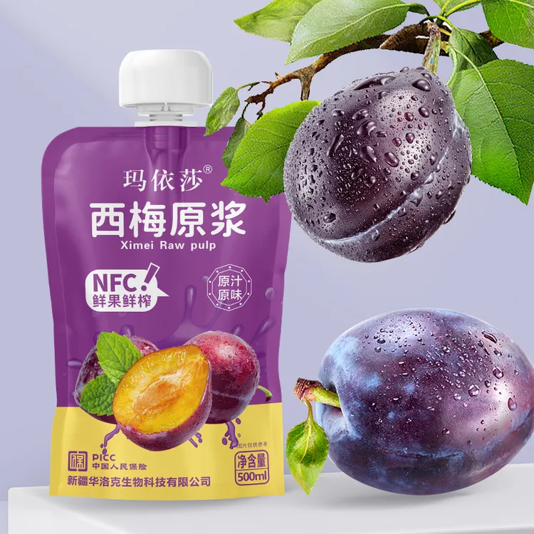 【玛依莎】NFC新疆原汁原味西梅原浆500ml*4袋