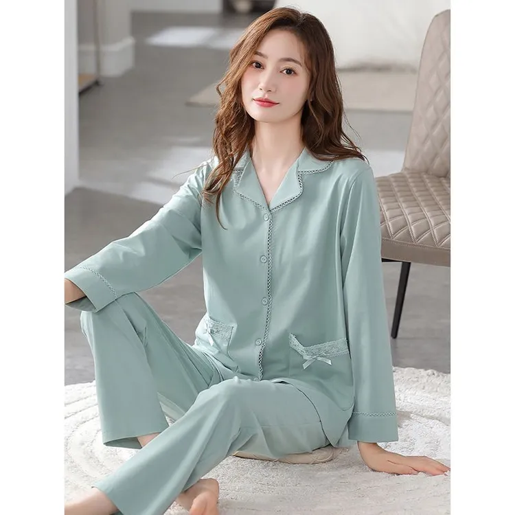 睡衣女士春秋纯棉长袖女款秋季2025年新款高档公主大码宽松家居服
