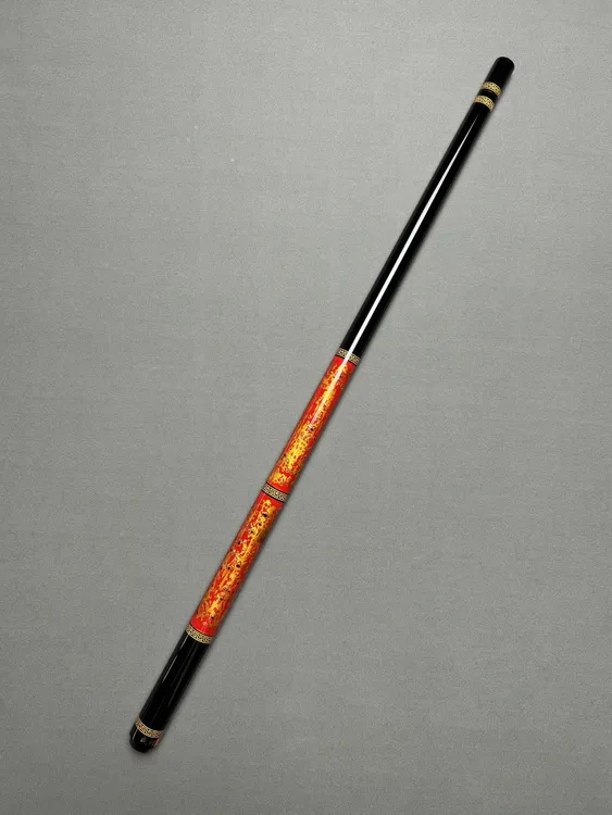 中式八球黑八台球球杆威利山海