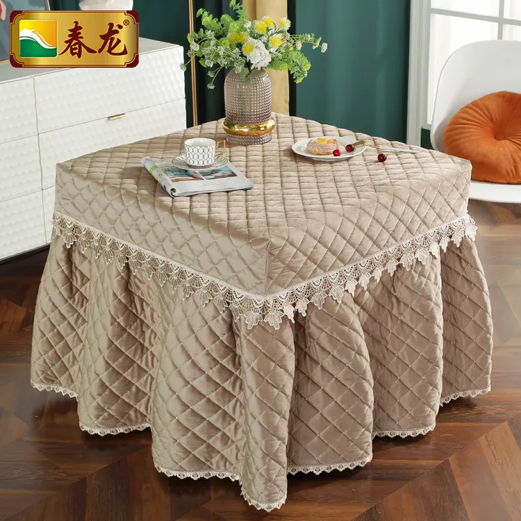 荷兰绒冬季电炉罩烤火罩烤火炉被子加厚电暖炉桌子套绒面保暖罩套