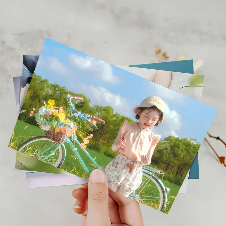 6寸高清相片照片冲洗覆膜防水手机照宝宝照全家福婚纱照免塑封商品图