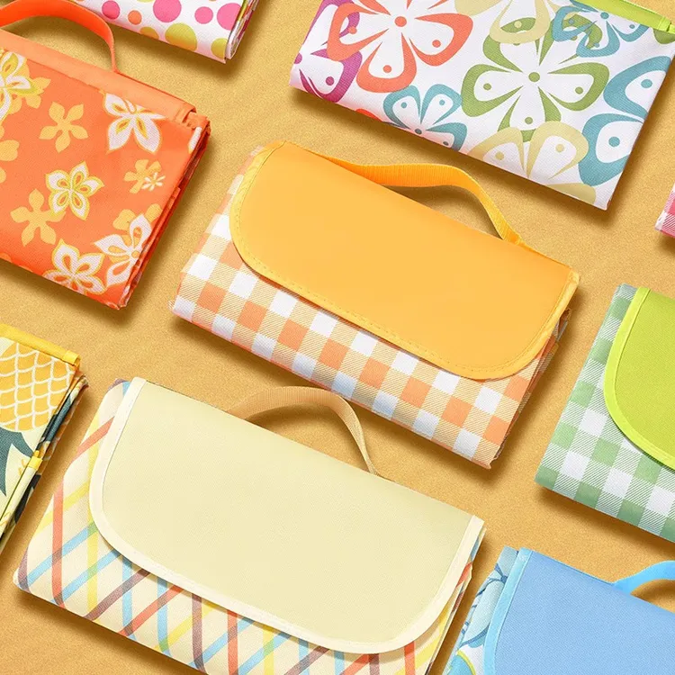 【原始人野餐垫】防潮布户外露营地垫便携带防水加厚野炊草坪春游垫