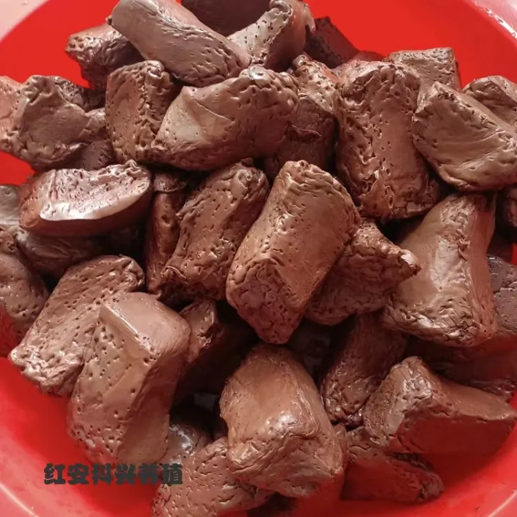 湖北红安农村土猪血蜂窝状土猪血毛血豆腐大别山土猪血毛血旺