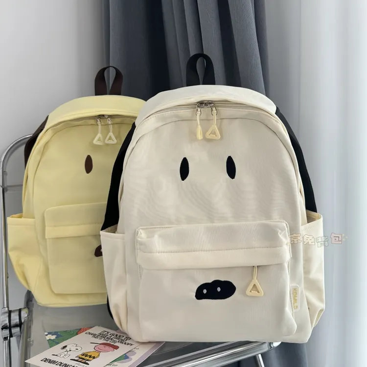 校园五六年级小狗卡通萌妹双肩包女高中生日系可爱上课大容量书包