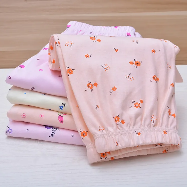 底裤秋裤中老年人女内穿大码高腰全棉线裤妈妈衬裤秋冬保暖棉毛裤