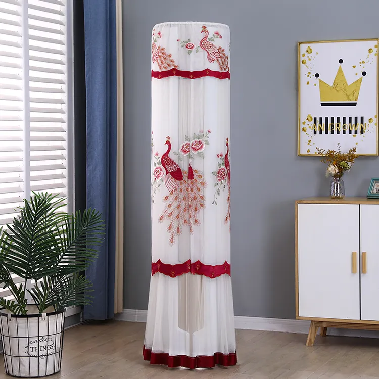 空调罩新款圆柜机空调套美的格力圆形通用立式空调防尘罩开机不取