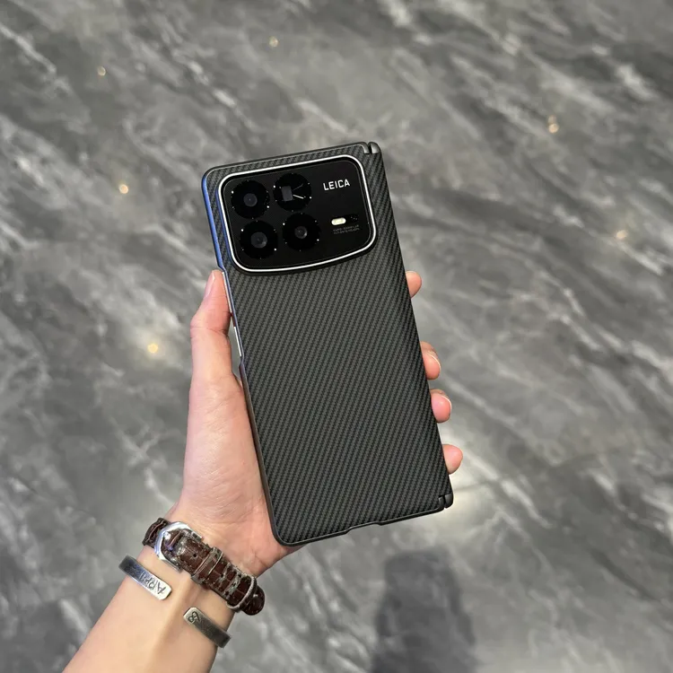 适用小米mixfold4手机壳新款凯夫拉纹理高档折叠屏中轴全包保护壳