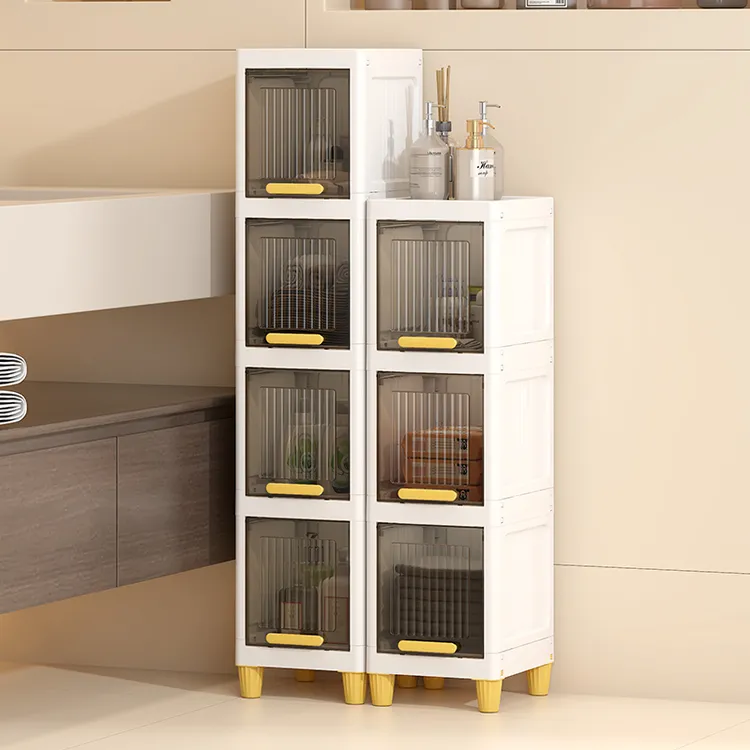 夹缝收纳柜窄柜墙边缝隙柜储物柜多层收纳置物柜家用门口简易鞋柜