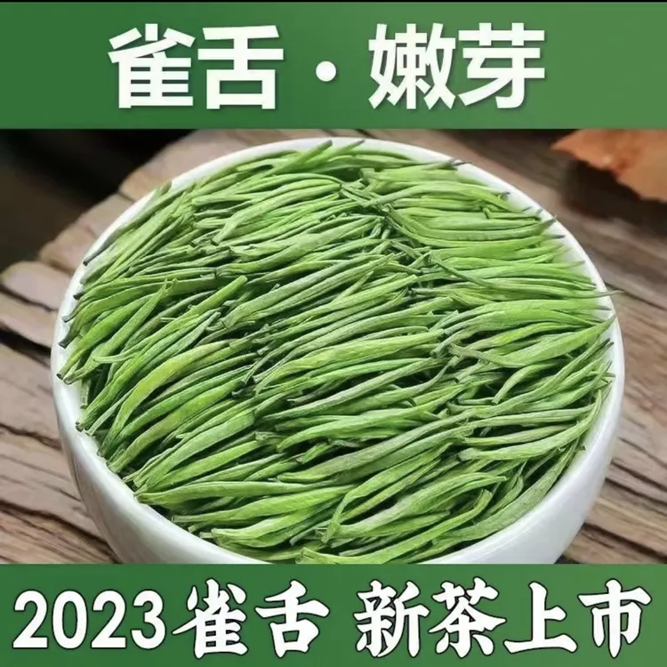2023年新茶明前雀舌绿茶颗颗单芽翠芽