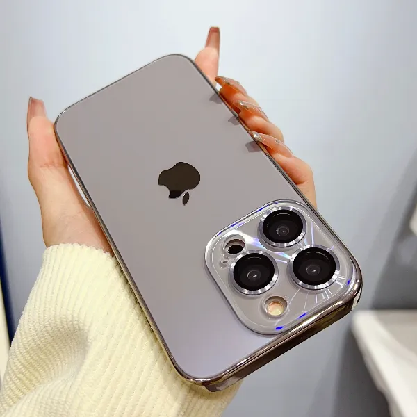 超薄苹果16promax原机质感手机壳iPhone15镜头全包14防摔13保护壳