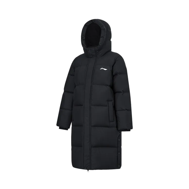 李宁儿童长款羽绒服冬季85%绒子长款保暖连帽长羽绒服YYMT169