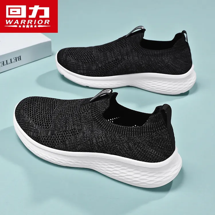 回力男鞋夏款透气懒人一脚蹬休闲中老年老人爸爸鞋软底舒适健步鞋