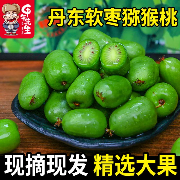 【常温放软吃】丹东现摘软枣猕猴桃奇异莓顺丰奇异果