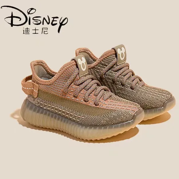 迪士尼儿童鞋飞织男女童男宝宝椰子鞋儿童运动鞋休闲秋季透气