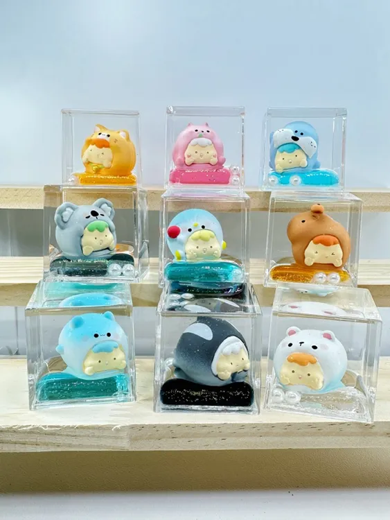 高级定制水色流沙瓶小摆件