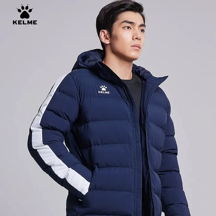 卡尔美【运动短款棉服】优选冬训大衣体育生足球训练加厚户外保暖男