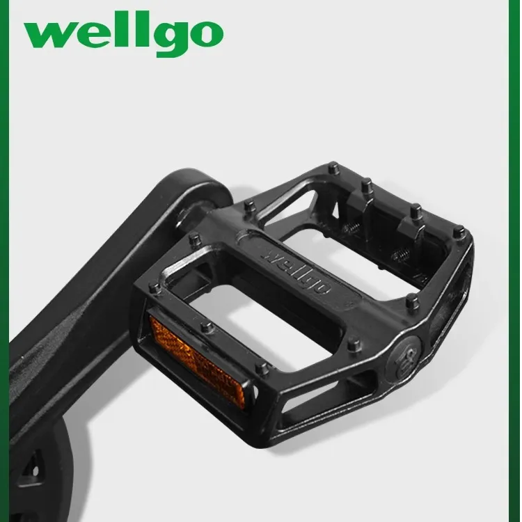 WELLGO维格脚踏板山地车自行车脚蹬子公路车折叠车铝踏板单车配件