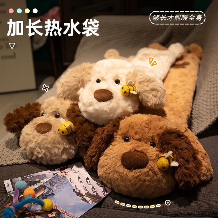 长条热水袋高档冬季睡觉专用神器可爱暖宝宝加长款热敷特大暖水袋商品图