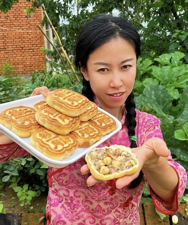（屯儿家优选）大榛仁月饼甜口，6种果仁加上6种果脯的香醇口感