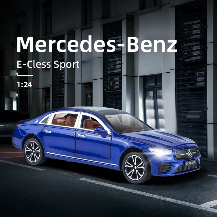 奔驰E300L E300(1:32)(1:24)合金全开 精品合金车模