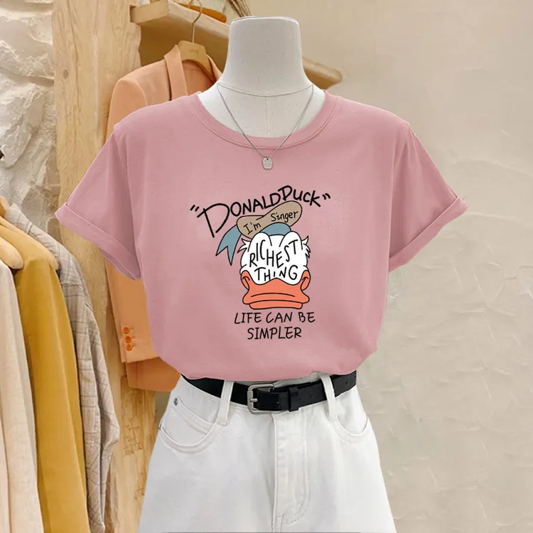 2023新款正肩短袖t恤女时尚百搭减龄显瘦洋气上衣夏季设计感小众