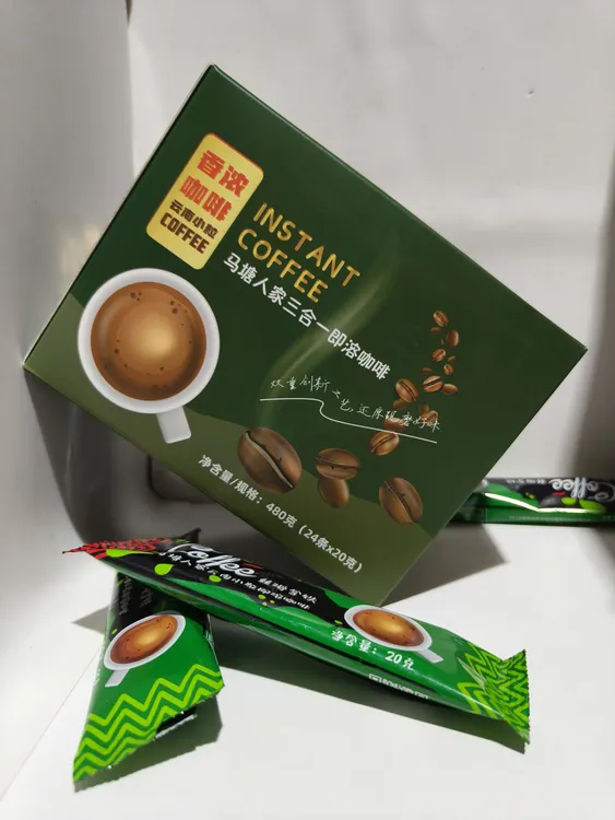 速溶丝滑拿铁咖啡三合一加糖加奶1*20*24条装