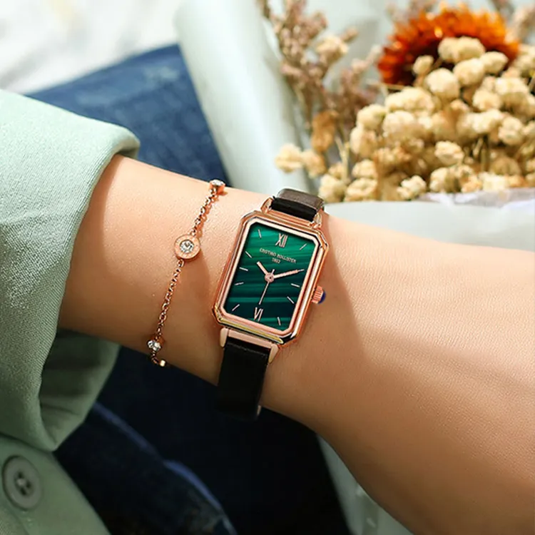 瑞士Cristino Rollister优雅系列小绿表QY101