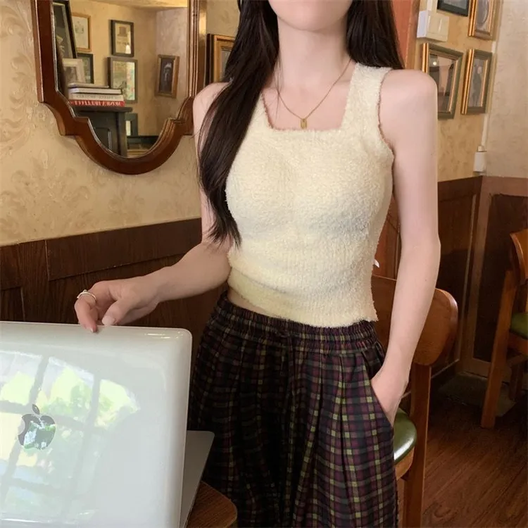 带胸垫免穿文胸冬季保暖内衣长款内搭打底衫加绒加厚女款高弹舒适