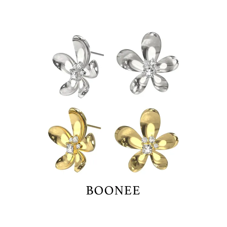 【于欣冉专属】BOONEE 秘境花园花朵耳环女春日花花轻奢耳饰