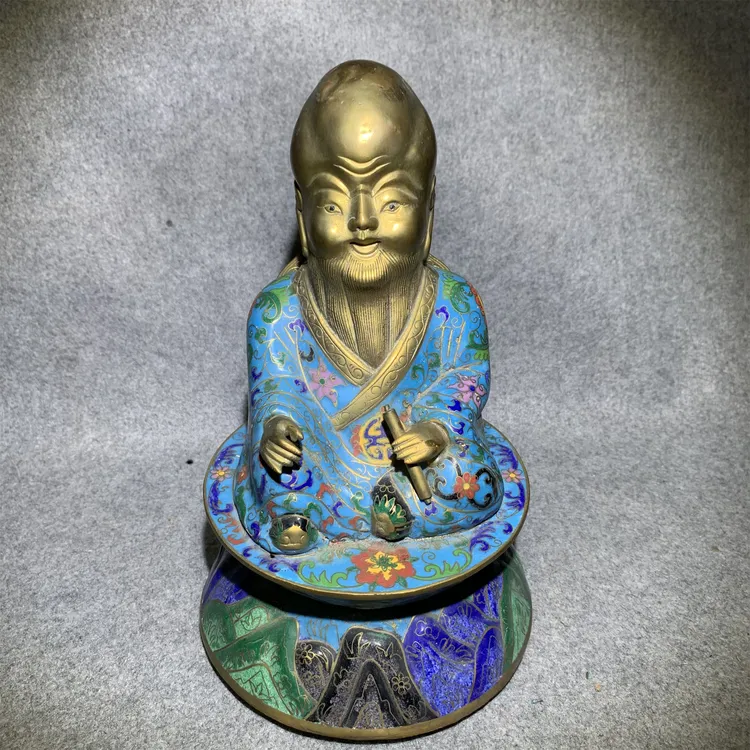 民国掐丝珐琅铜摆件/山东省传承文物商店库出111902