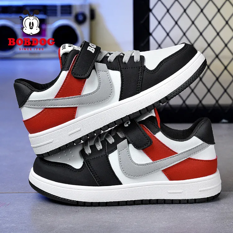 巴布豆男童板鞋夏季新款中大童网面儿童低帮运动鞋单网女童6-12岁