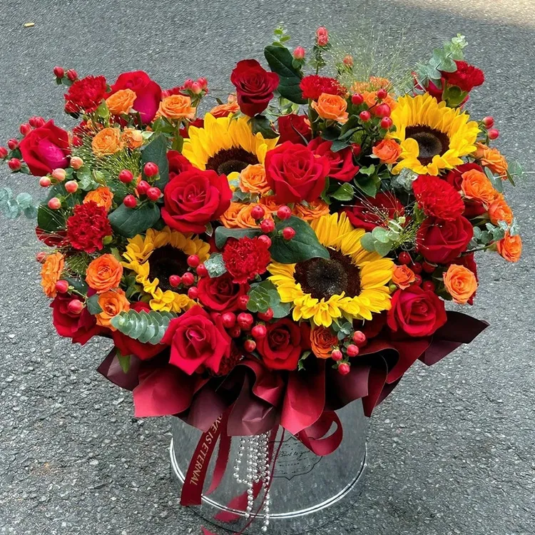 玫瑰乔迁之喜配送开业店送花上门同城鲜花免费配送上门