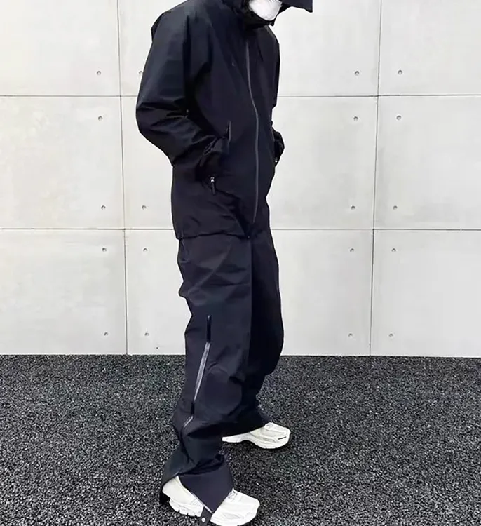 【象物】硬壳裤！全压胶户外越野登山骑行防风防水男女款直筒冲锋裤