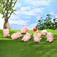 【拆盒】萌猪日常潮玩盲盒可爱摆件