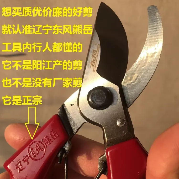 东风正宗辽宁熊岳东风修枝剪省力专用绿化树花枝果树园艺手剪