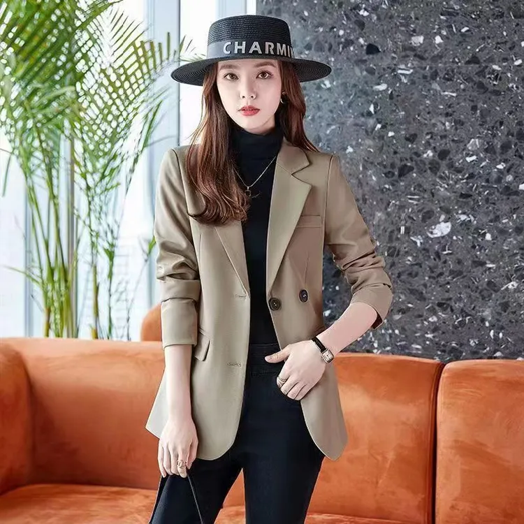 黑色小西装女外套早秋显瘦穿搭春秋小西服职业职场女装西装外套女