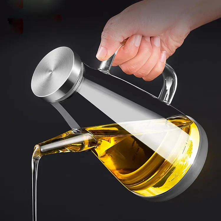 玻璃油壶防漏食用油瓶厨房家用调味料酱油醋油壸油壶厨房专用油罐