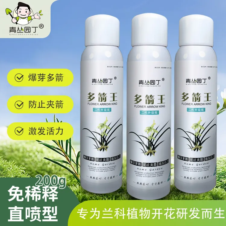 吕大美青丛园丁多箭王兰花专用生根植物冒箭促箭防夹箭促箭花期长商品图