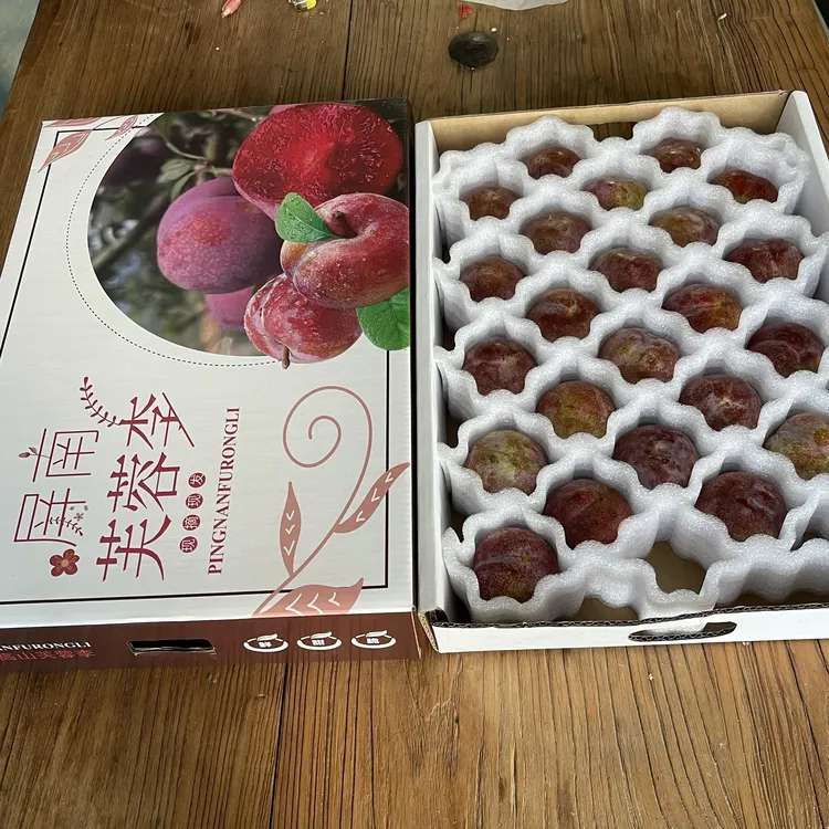 【礼盒装顺丰冷链】福建农家红心芙容李桃型李三华李脆甜多汁5斤