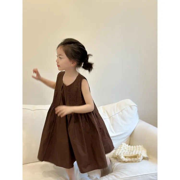 【现货】TINO定制女童连衣裙女孩背心裙中小童裙子公主裙韩版夏季