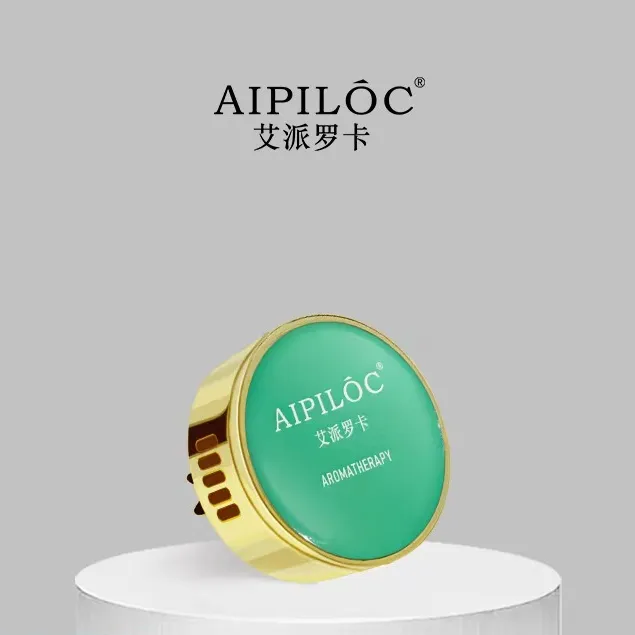 高档车内固体型芳香香水汽车商务馈赠香薰摆件金属出风口香薰香氛