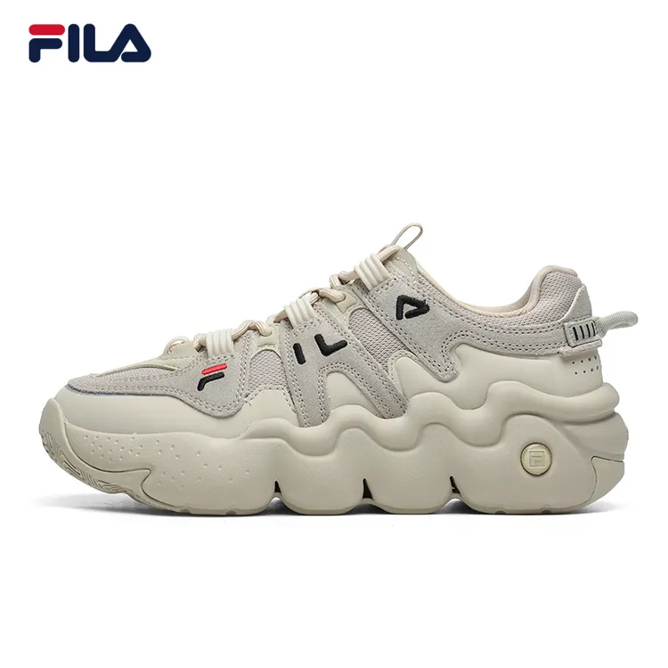 FILA PANINI斐乐情侣流光风男女潮流运动篮球鞋增高休闲面包鞋子